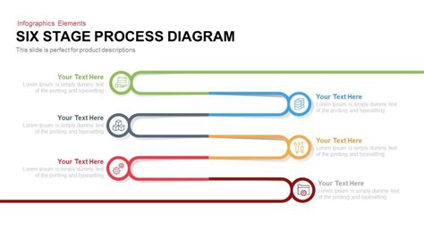 Six Stage Process Diagram Slidebazaar