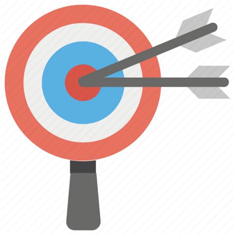 Business goal, business target, dartboard, target campaign, trade target icon