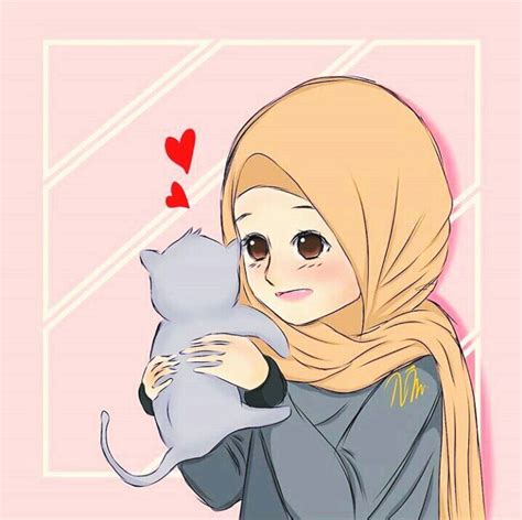 Pin Oleh Nisa Aulia Di Anime Muslimah Objek Gambar Animasi Gambar