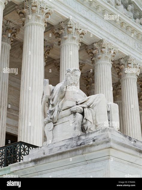 Statue Outside Us Supreme Court Hi Res Stock Photography And Images