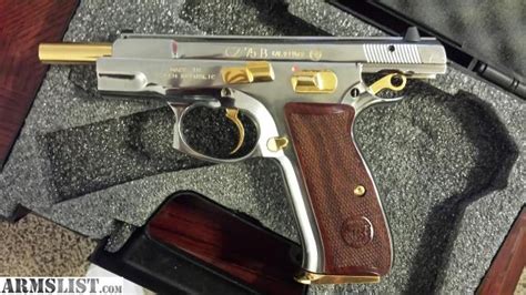 Armslist For Sale Gold Plated Cz75b Mirror Finish