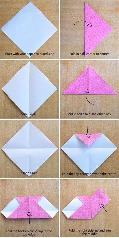 Corazón De Origami De Papel Paso A Paso Origami Fácil ️ Origami