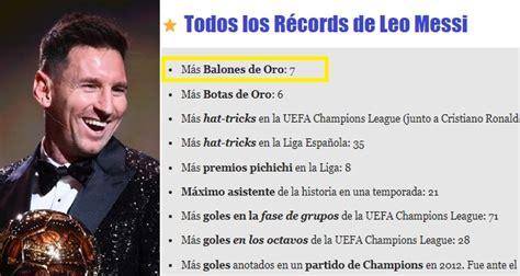 Los Récords De Lionel Messi Todas Sus Marcas Al Detalle