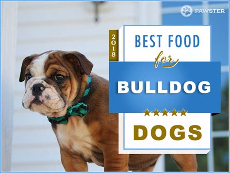Make sure to read the label to check the fat content of any commercial dog food you're considering. Top 6 Recommended Dog Foods for a Bulldog