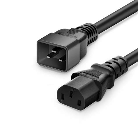 Twelve (12) c13 outlets, and four (4) c19 outlets 2u horizontal mounting pdu cord. IEC320 C20 to C13 Power Cord, 14AWG, Black-10ft (3m) In ...