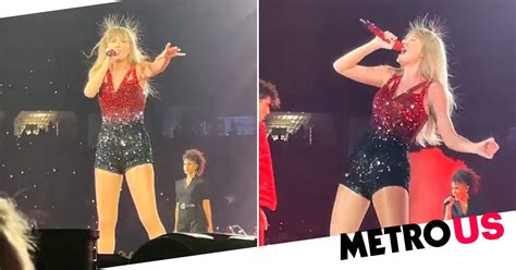 Taylor Swift Suffers Mishap As Hair Stands On End Amid Eras Tour Show