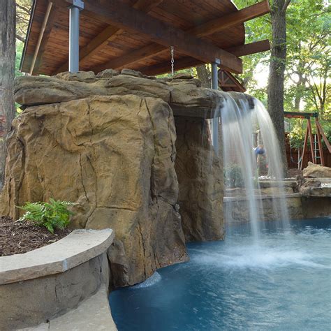 Extra Large Pool Waterfalls Backyard Waterfall Products Universal Rocks