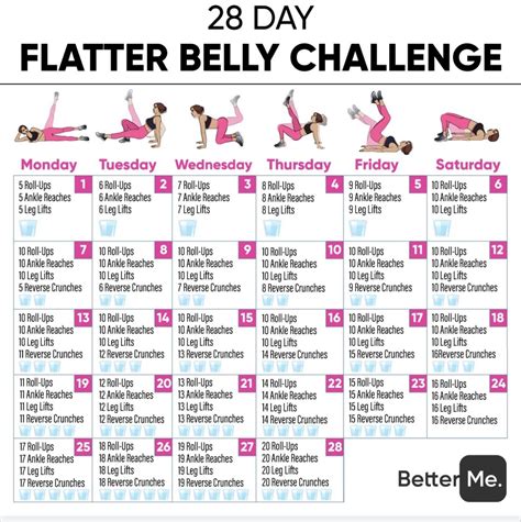 30 Minute 28 Day Fitness Challenge By Age For Weight Loss Fitness And