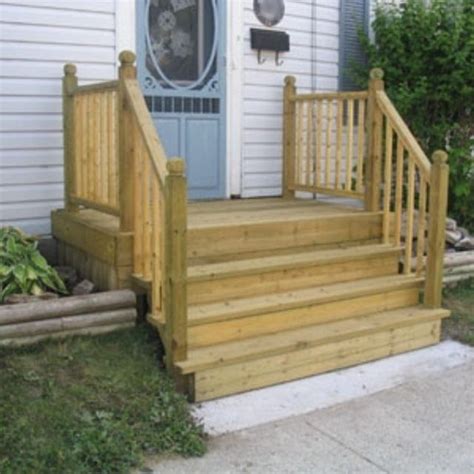 How To Build A Four Step Porch For A Mobile Home Building Easy And Porch