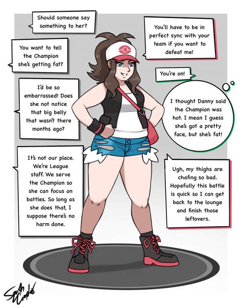 Hilda Pokemon Weight Gain Sequence Part 3 By Squishcomplex On