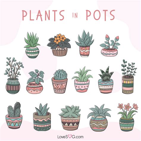 Plants In Pots Sublimation Bundle