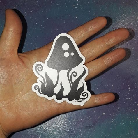 Magic Mushroom Tattoo Sticker Die Cut Vinyl Decal Original Etsy