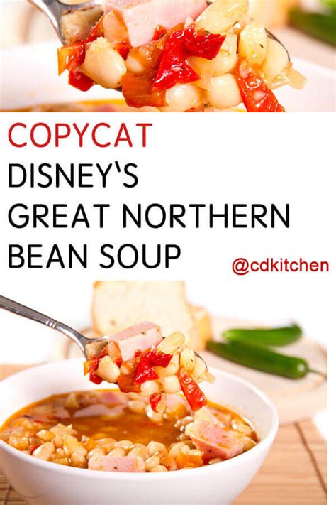 Be sure and use the pinch of cloves called for in the recipe. Disney Great Northern Bean Soup Recipe | CDKitchen.com