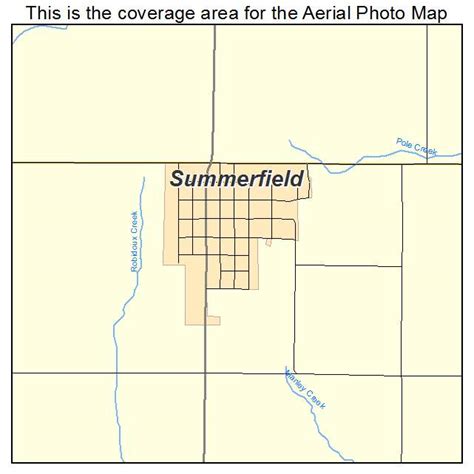 Aerial Photography Map Of Summerfield Ks Kansas