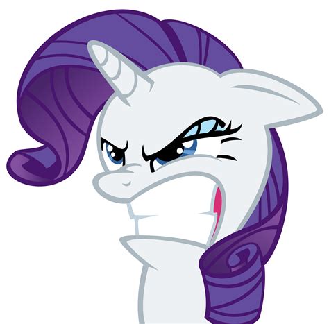Angry Rarity By Ilonis On Deviantart