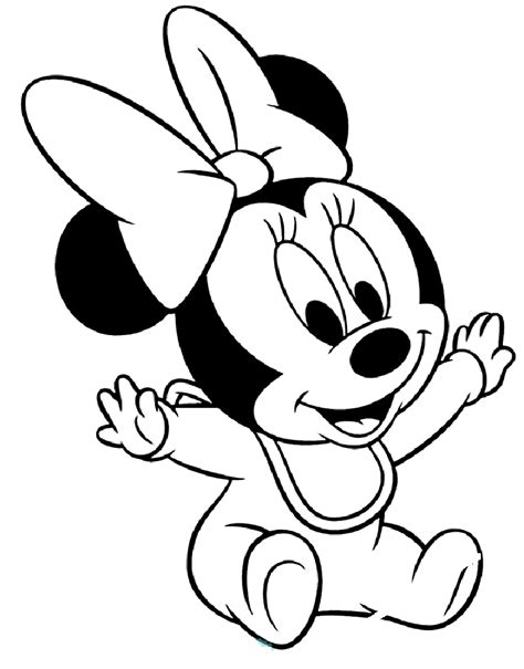 Dibujos Colorear Minnie Minnie Mouse Coloring Pages Baby Coloring My