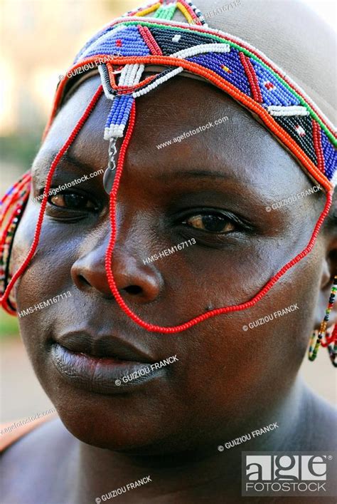 Kenya Nairobi Woman Of The Kikuyu Tribe Stock Photo Picture And