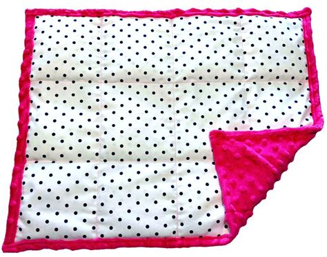 Reachtherapy Solutions Weighted Lap Pad Portable Sensory Lap Blanket 7 Lbs Polka Dots