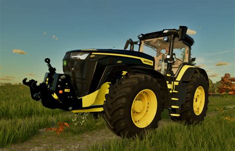 Ls22 John Deere 8r Black And Yellow Version Tommod Fs22 V 10 John