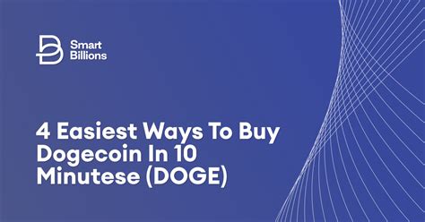 It explains how to buy dogecoin and how the currency came to be. 4 Easiest Ways To Buy Dogecoin In 10 Minutes (DOGE ...