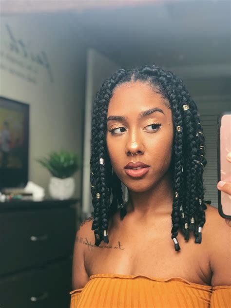 Unique Box Braids Hairstyles For Short Natural Hair Hairstyles