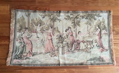 Vintage Pompei Tapestry Roman Tapestry Wall Hanging Etsy Tapestry