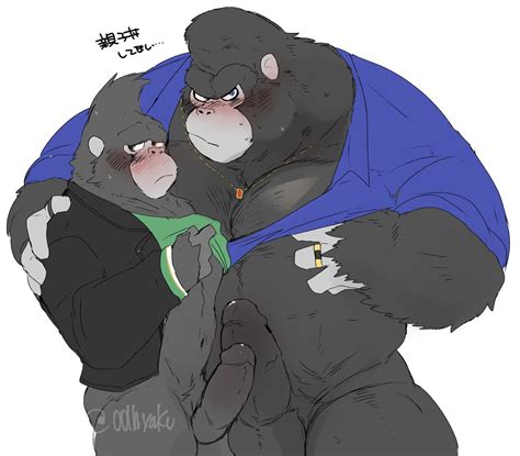 Rule 34 Anthro Ape Balls Big Daddy Sing Blush Bottomless Clothed