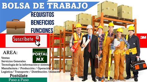 Bolsa De Trabajo 3M 2023 2024 Diciembre PORTAL MX