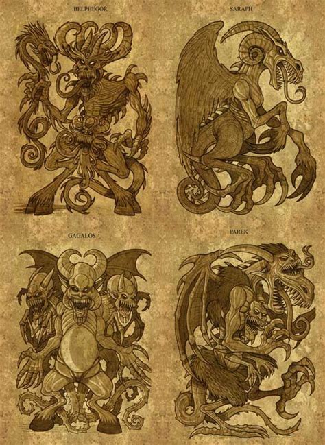 Pin By Saiko Kazuya On Demons Demon Drawings Satanic Art Creepy Art