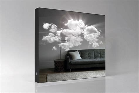 Lucid Mirror Adds A Moving Cloudscape To Your Reflection