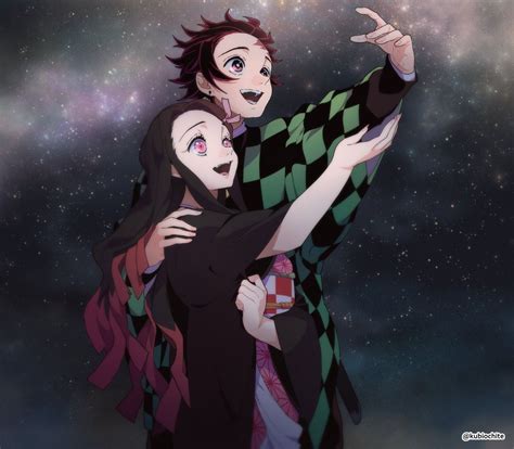 Tanjirou And Nezuko Anime Anime Demon Slayer Anime