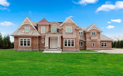 10000 Square Foot Newly Built Shingle Mansion In Water Mill Ny