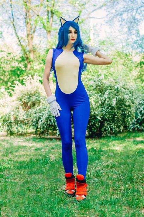 Sonic The Hedgehog Cosplay Costume From Sonic The Hedgehog Etsy