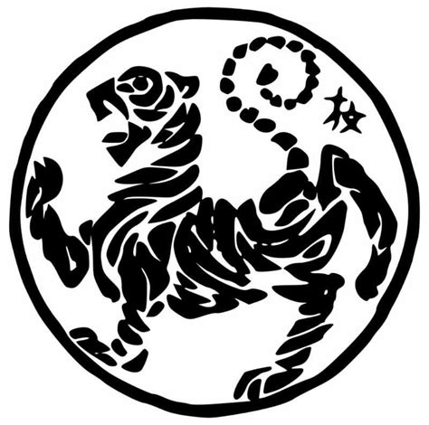 Il Simbolo Del Karate Shotokan La Tigre Dello Shotokan Karatekait
