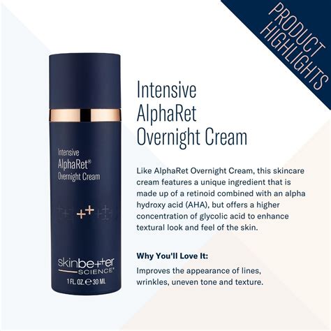 Skinbetter Science Intensive Alpharet Overnight Cream Retinol