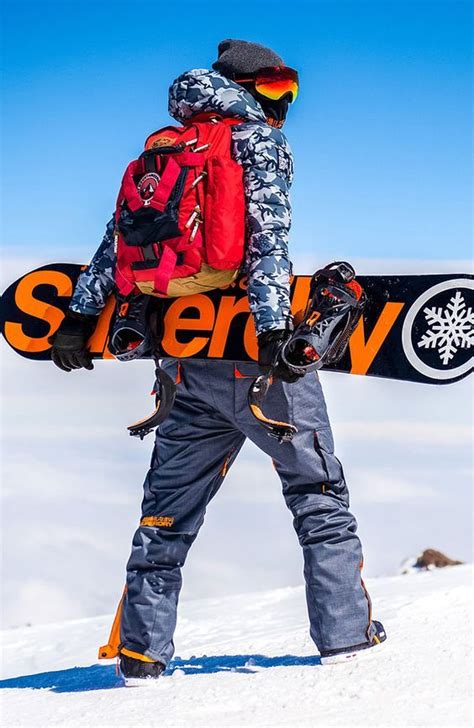 Superdry Snowboarding Outfit Mens Ski Wear Skiing Outfit