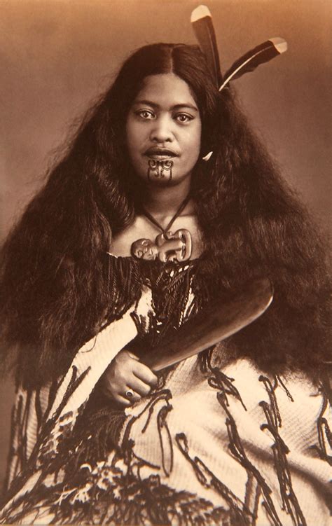 Maori Woman S Maori People Portrait Maori