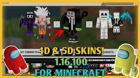 4d And 5d Skins For Minecraft116100 Among Usand More Minecraft Apk