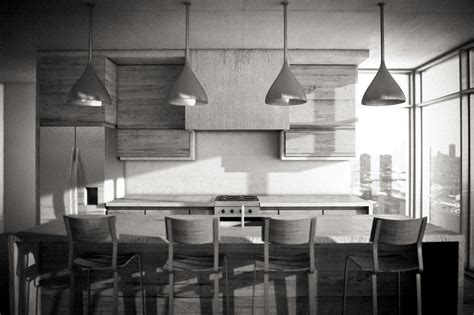 One Point Perspective Kitchen On Behance