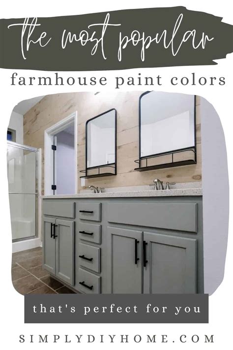 30 Paint Colors For Farmhouse Ifranleonjai
