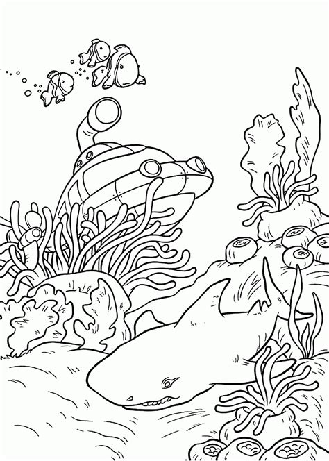 Dive Into Underwater Coloring Pages With Gbcoloring