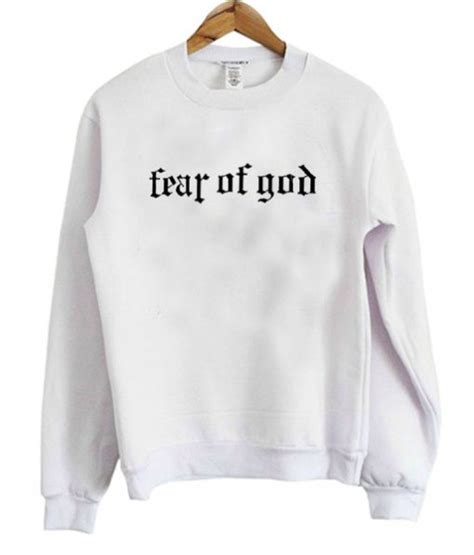 Fear Of God Font Sweatshirt
