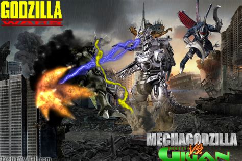 Godzilla Wars Mechagodzilla Vs Gigan By Supergodzilla On Deviantart