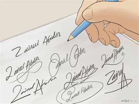 How To Sign A Cool Signature 14 Steps With Pictures Wikihow Cool