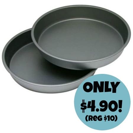 Cake pan with lid dollar general. 2-piece Non-Stick Round Cake Pan Set Only $4.90! (reg $9 ...