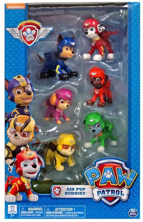 Paw Patrol Air Rescue Air Pup Buddies Chase Marshall Rocky Skye Zuma Rubble Exclusive Figure