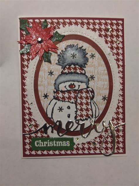 pin by yvonne hein on karten weihnachten penny black cards black christmas cards snowman