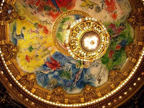 Le plafond de l'opéra garnier de 1963 par marc chagall ~ marc chagall's 1963 ceiling of the paris opera house. Marc Chagall: Points of Interest - Park West Gallery