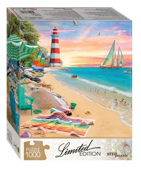 Step Puzzle 1000 Pieces Lighthouse At Sunset