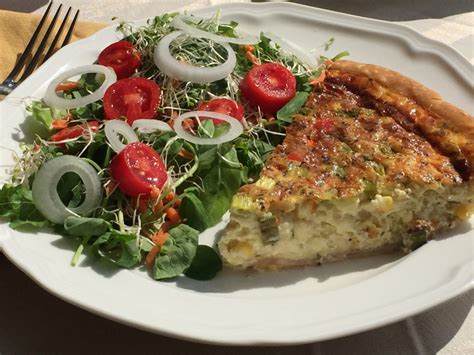 Quiche With Corn And Red Bell Pepper Great Food ~ Its Really Not That